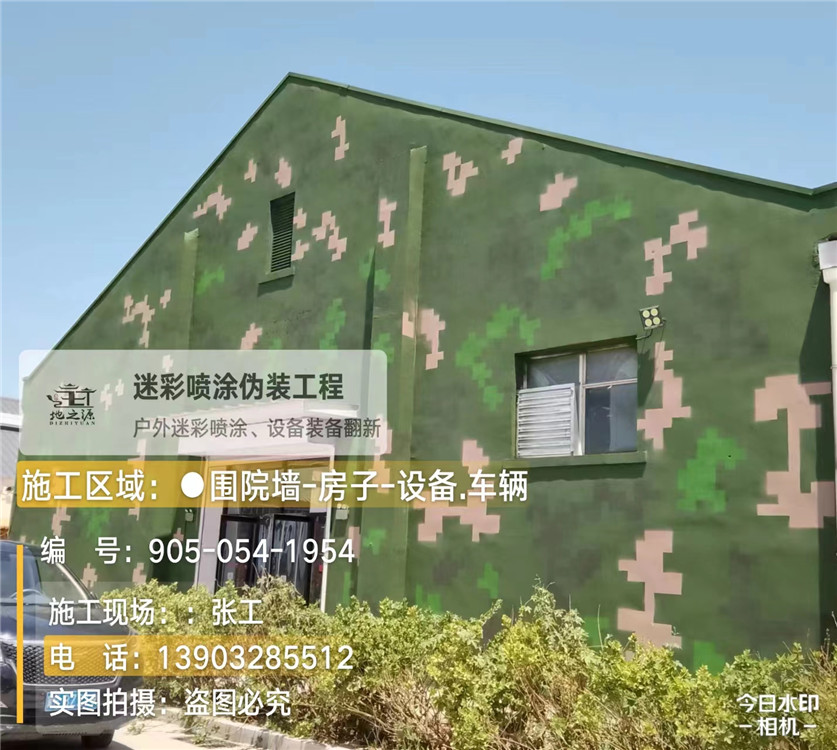 桂林外墙数码迷彩漆施工报价清单（100㎡标准墙面测算）